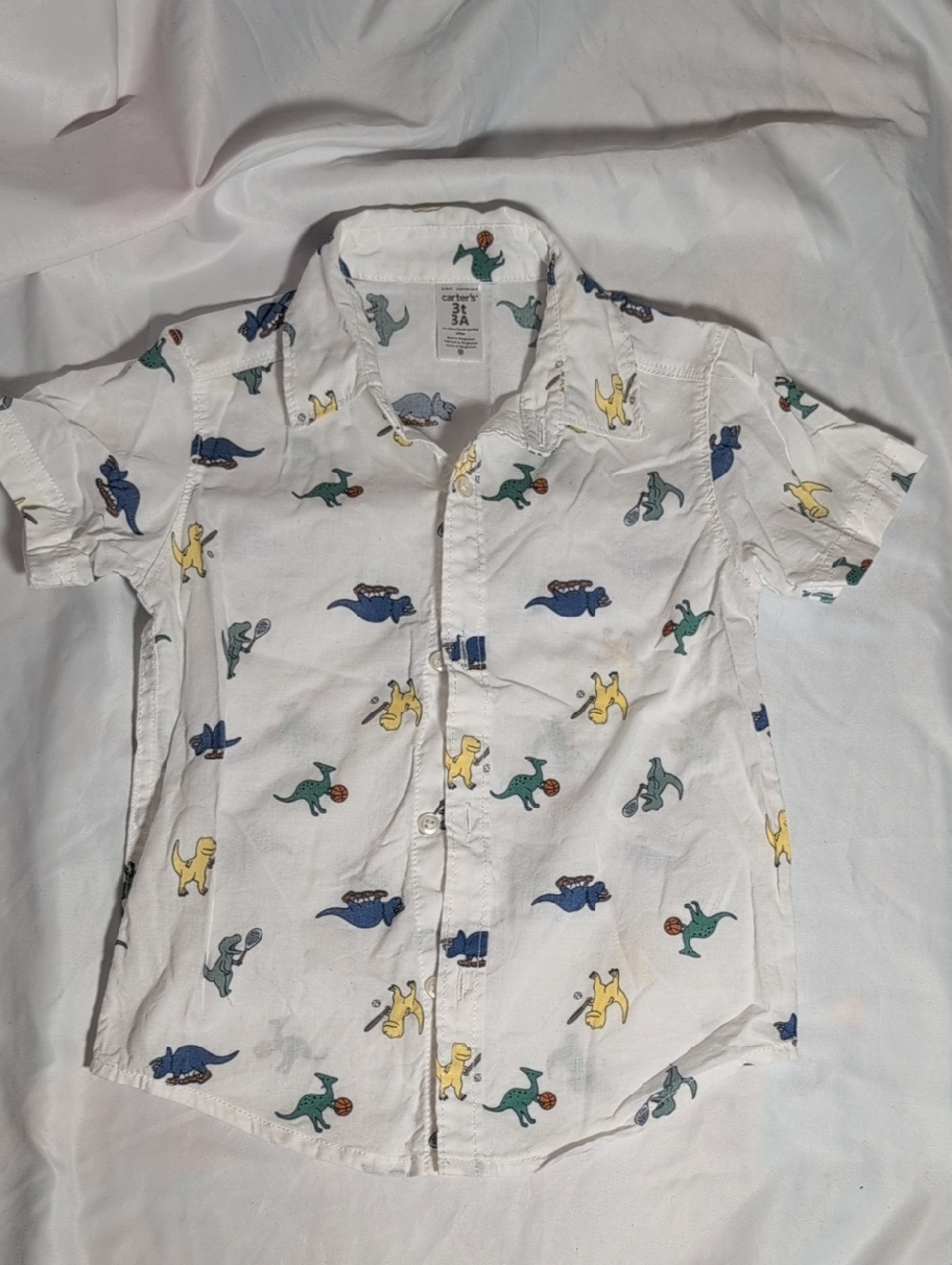 Carter's Short-Sleeve Button Down Shirt